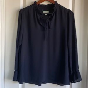 Veronica M Navy Blouse